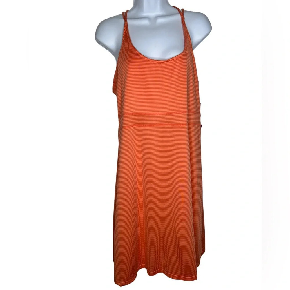 Soybu women’s orange stripe Malia dress sz XL NWT